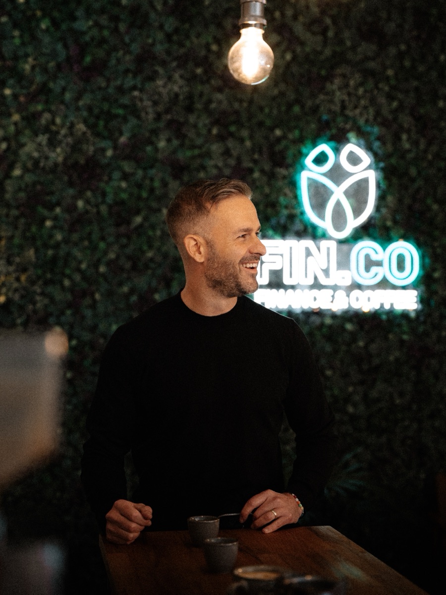 Sascha Laudenklos bei der Arbeit